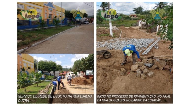 Confira as principais obras e ações da Secretaria de Infraestrutura de Ingá no mês de agosto/19