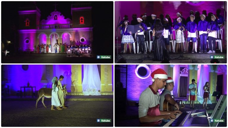 VÍDEO: As belas imagens da Cantata de Natal no Mosteiro em Itatuba