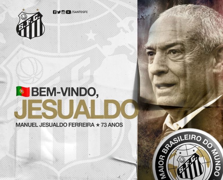 Santos anuncia Jesualdo Ferreira como novo técnico do time