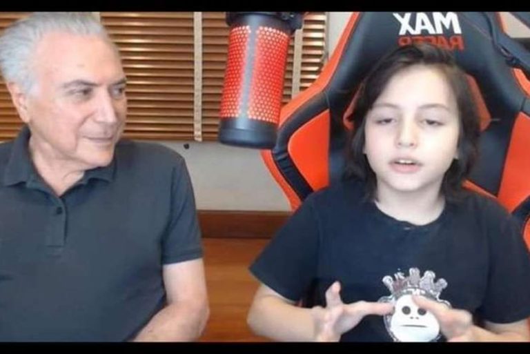Temer participa de vídeo de Michelzinho no YouTube; internet reage: ‘Fofo’