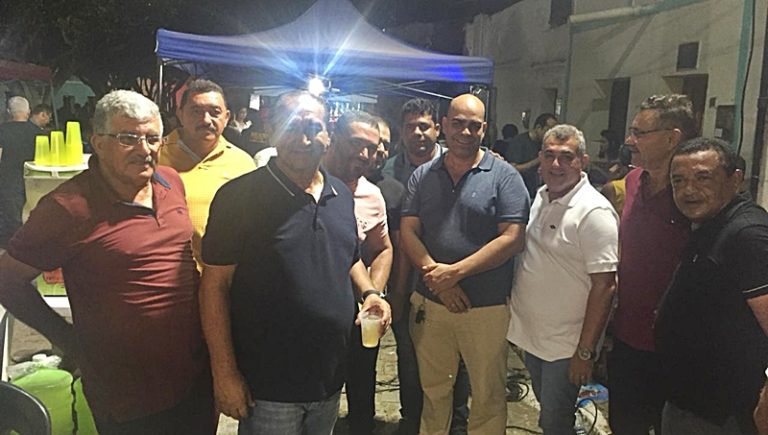 Prefeito Manoel da Lenha participa da Festa de Pontina em companhia de vereadores e secretários