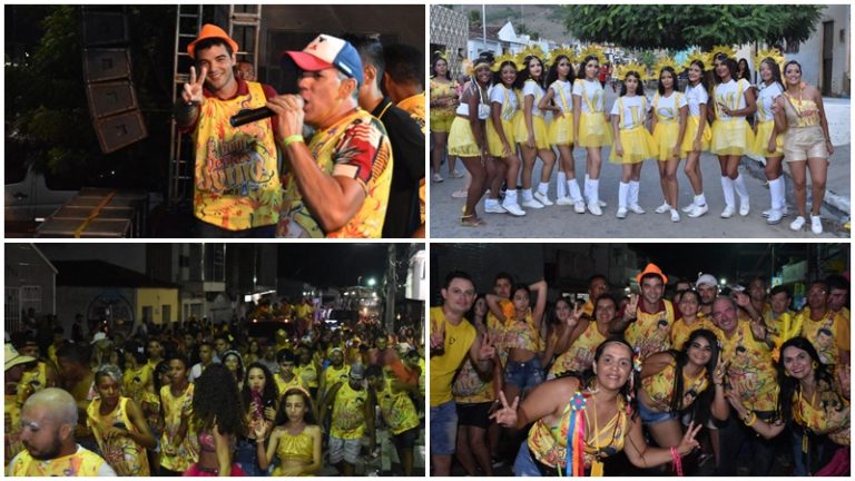 Bloco “È Bom Demais Junio” arrasta multidão pelas ruas de Ingá neste domingo