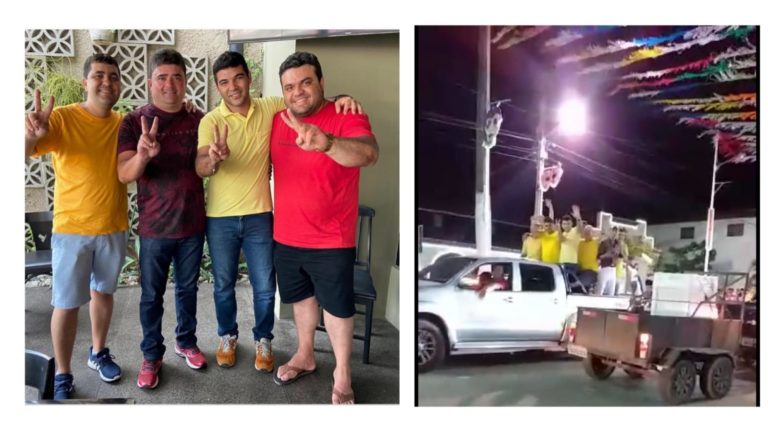 VÍDEO: Vereador Gedeilson adere ao pré-candidato Arimateia Júnior e participa de carreata pelas ruas de Ingá