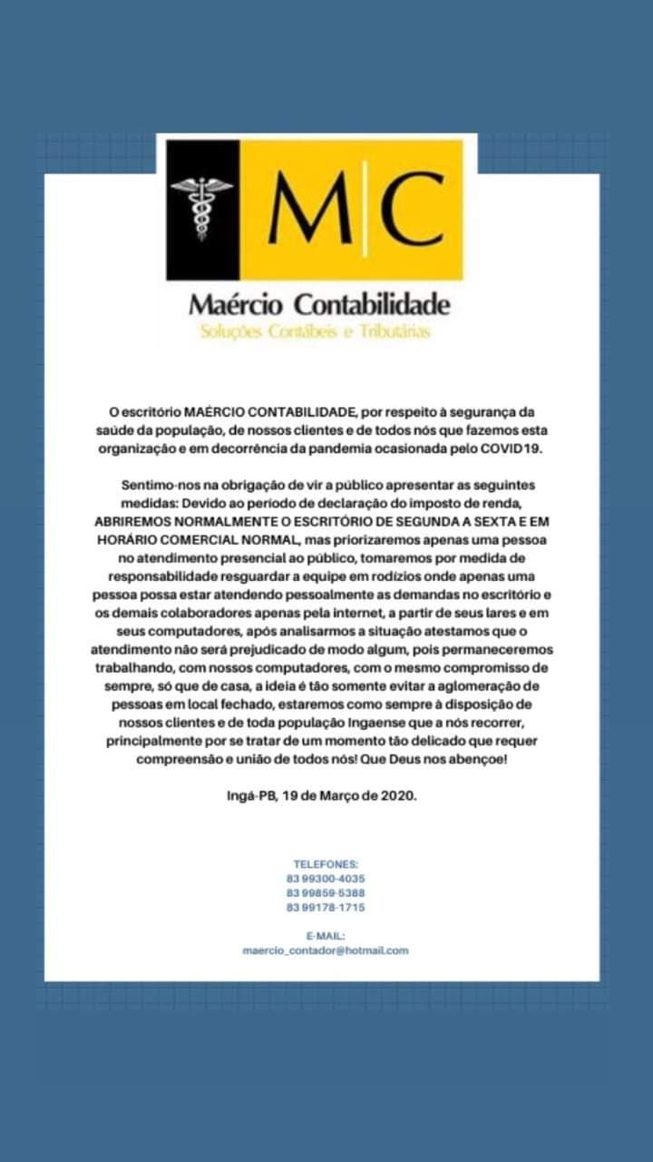 INGÁ: Setor de comércio e serviços já se adaptam a nova realidade dos tempos do coronavírus