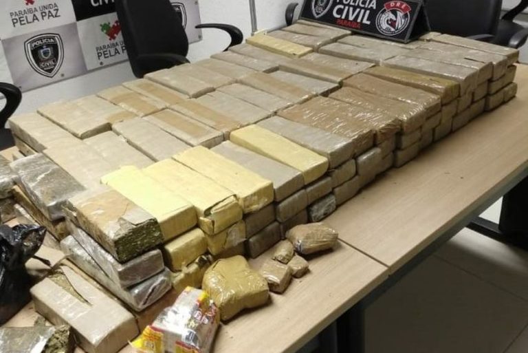 Polícia Civil prende suspeito e apreende 150 kg de maconha em Cabedelo
