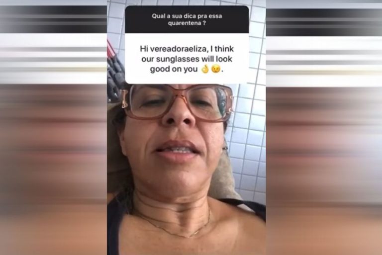 Eliza Virgínia se enrola com pergunta em inglês e vira meme: ‘vou procurar o que é sunglasses’