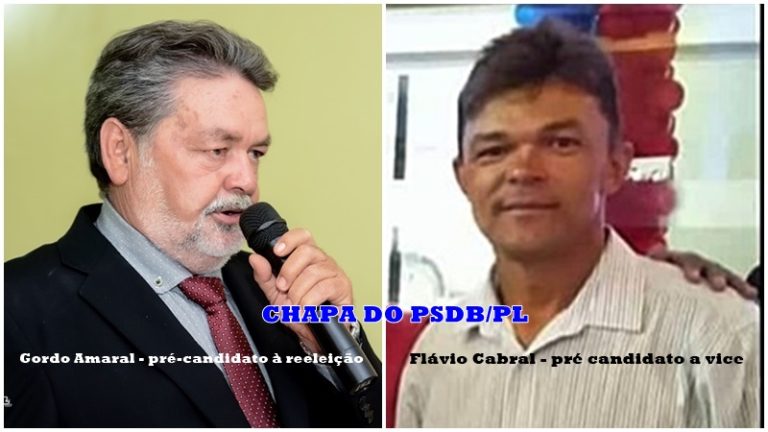 RIACHÃO: Campanha de reeleição de Gordo Amaral terá Flávio Cabral como vice, apoio de todos os vereadores da Câmara Municipal