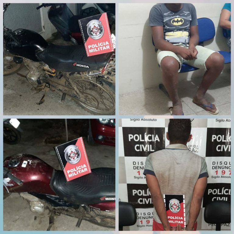 Polícia apreende moto roubada e faz prisões em Ingá