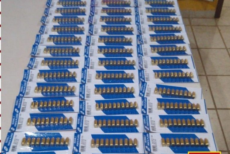 Operação da Polícia Militar apreende 400 munições na Paraíba