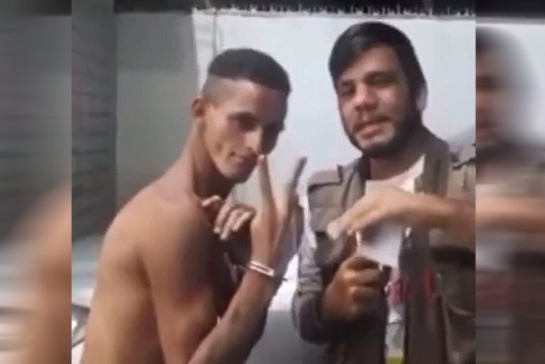 Viralizou: homem dança na delegacia após ser preso por invadir loja e roubar celular lanterninha