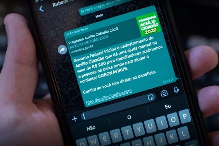Golpe do auxílio emergencial já atingiu mais de 7 milhões de pessoas