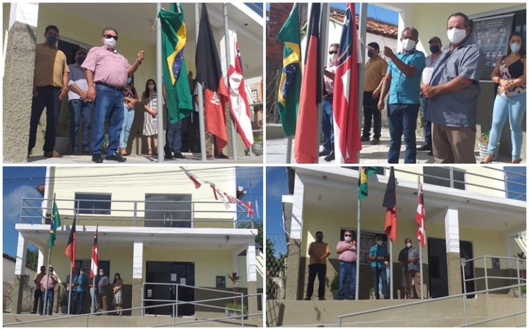 Riachão do Bacamarte comemora aniversário com solenidade de hasteamento das bandeiras
