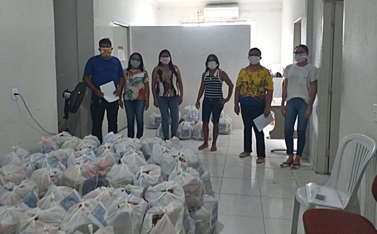 Prefeitura de Riachão do Bacamarte faz entrega de cestas básicas seguindo as orientações do Ministério Público e Ministérios da Educação e Saúde