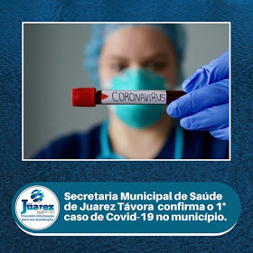 Secretaria Municipal de Saúde de Juarez Távora confirma 1° caso de Covid-19 no município
