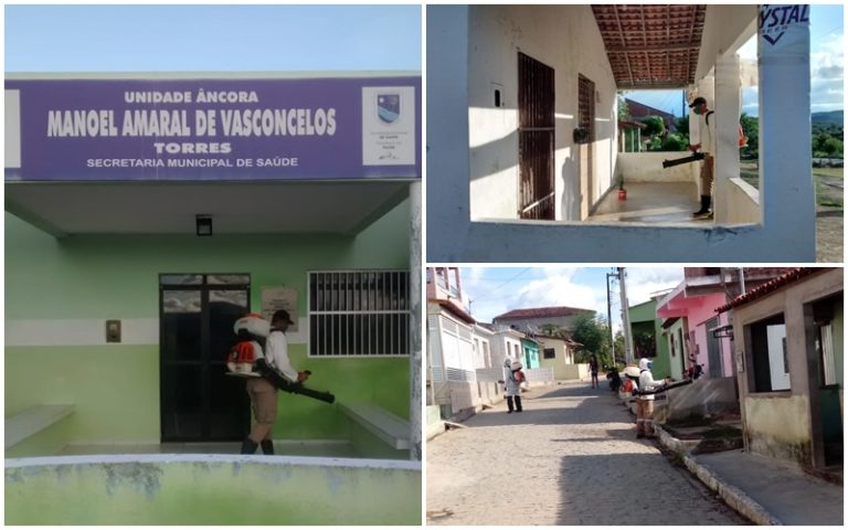 Prefeitura de Riachão realiza a 2º etapa da desinfetação na cidade e sítio Torres