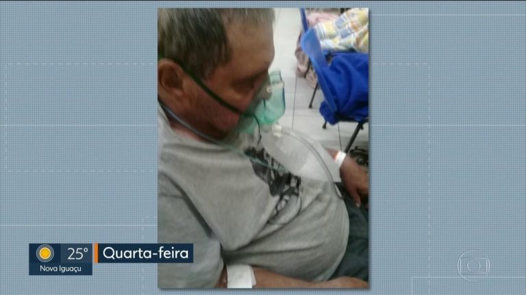Idoso com suspeita de Covid-19 morre em hospital do RJ depois de ficar dias em cadeira