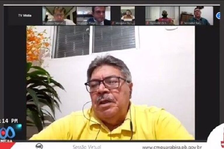Em sessão remota durante a pandemia, vereadores de Guarabira aumentam os próprios salários, do prefeito, vice-prefeito e secretários