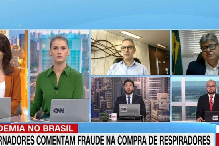 Em entrevista à CNN, João Azevêdo destaca investimentos na saúde e fala sobre abertura definitiva de novos hospitais na Paraíba