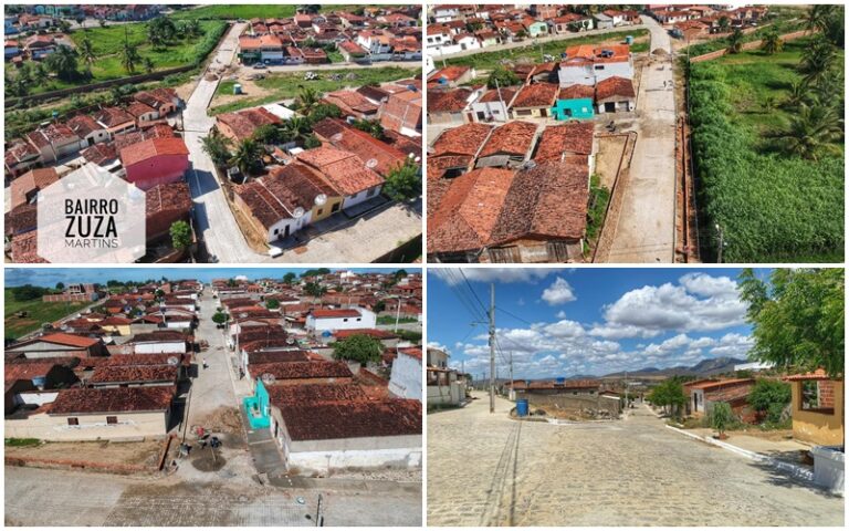 ITATUBA: O tempo de poeira no verão e lama no inverno acabou no bairro Zuza Martins. 11 ruas foram pavimentadas