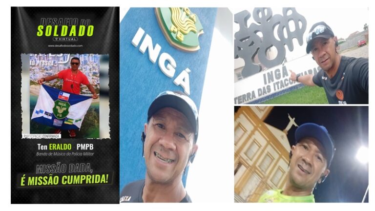 TEN. ERALDO: “Participar de mais um DESAFIO representando nossa amada cidade de INGÀ-PB”