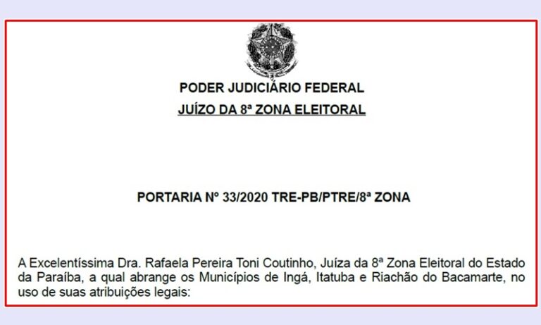 NOVO NORMAL: Ingá e Itatuba não mudam de bandeira e atos públicos de campanha com grandes aglomerações continuam proibidos pela justiça eleitoral