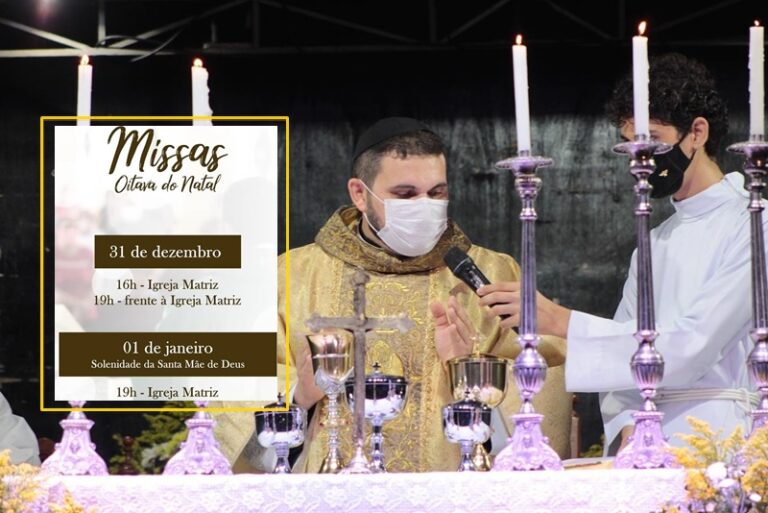 Confira a programação de missas da Igreja Católica para a virada do ano 2020/2021