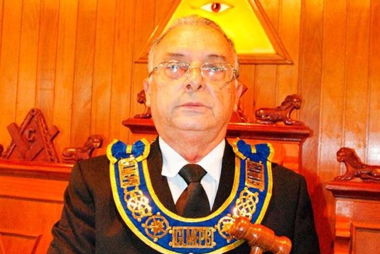 Morre José Reinaldo Camilo de Souza, Grão-Mestre da Maçonaria na Paraíba, vítima de Covid-19