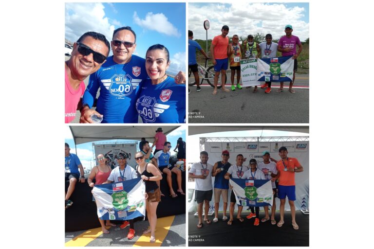 Ten. Eraldo e equipe de Riachão na Ultramaratona da BR 230