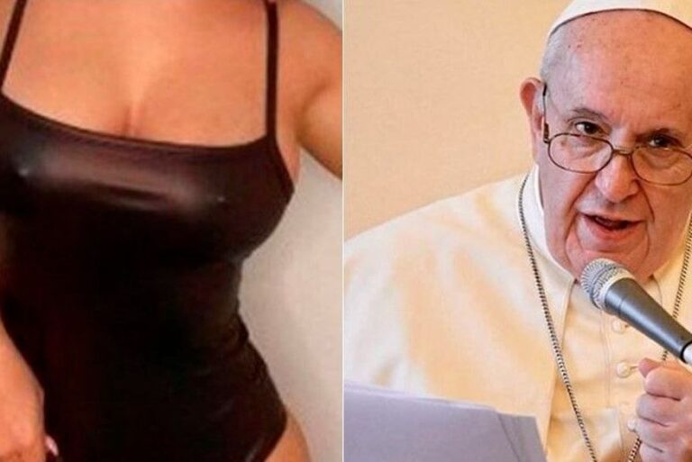 Conta oficial do papa Francisco curte foto de modelo sensual pela segunda vez