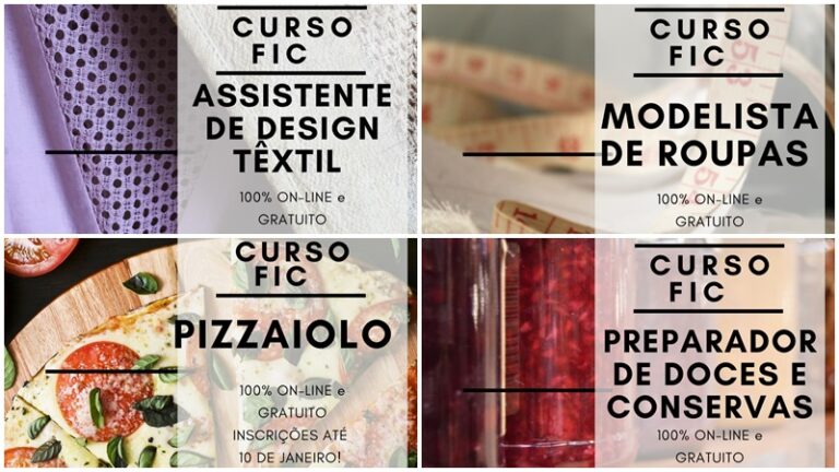 Campus Pedras de Fogo abre inscrições para cursos FIC das áreas de gastronomia, moda e vestuário – EaD