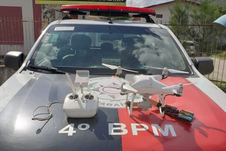 Grupo é preso suspeito de usar drone para arremessar drogas em presídio de Guarabira