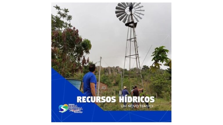 Prefeitura de Serra Redonda conserta cata-ventos visando melhorar acesso à agua nas comunidades rurais