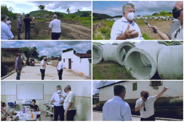 VÍDEO: Deputado João Gonçalves acompanha prefeito Robério em visita a obras e ações da prefeitura de Ingá