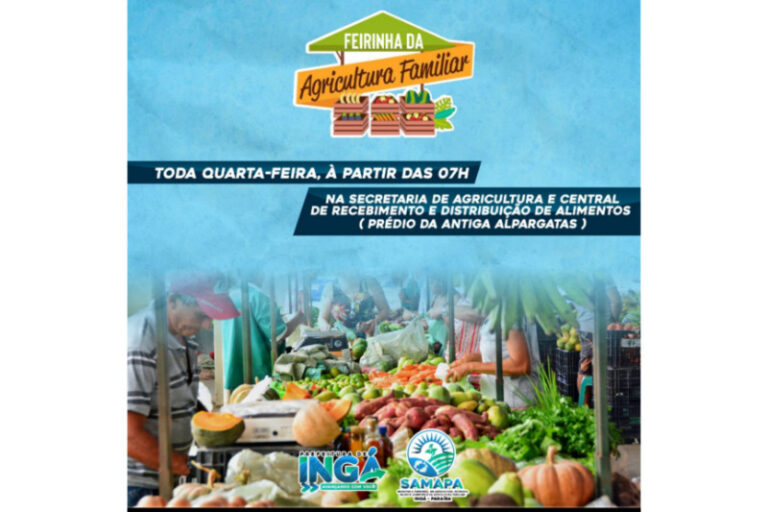 SEM AGROTÓXICO: Feira da Agricultura Familiar em novo local. Abertura Nesta quarta (7)