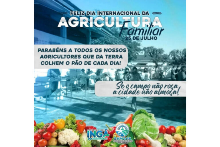 Prefeito Robério homenageia o agricultor familiar pela passagem de seu dia