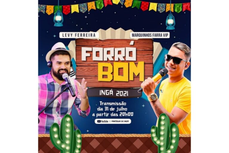 LIVE: Neste sábado tem FORRÓ BOM. Se ligue e faça sua contribuição