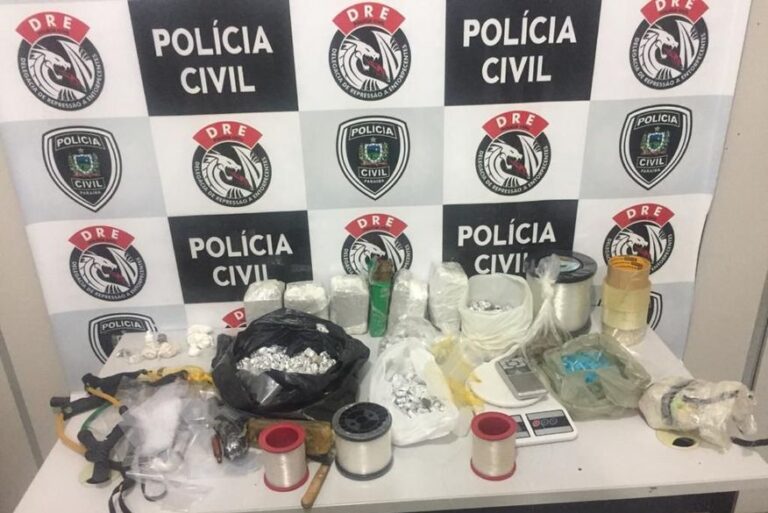 Polícia apreende 10kg de maconha e prende dois suspeitos de arremessar drogas para dentro de presídio em Campina Grande