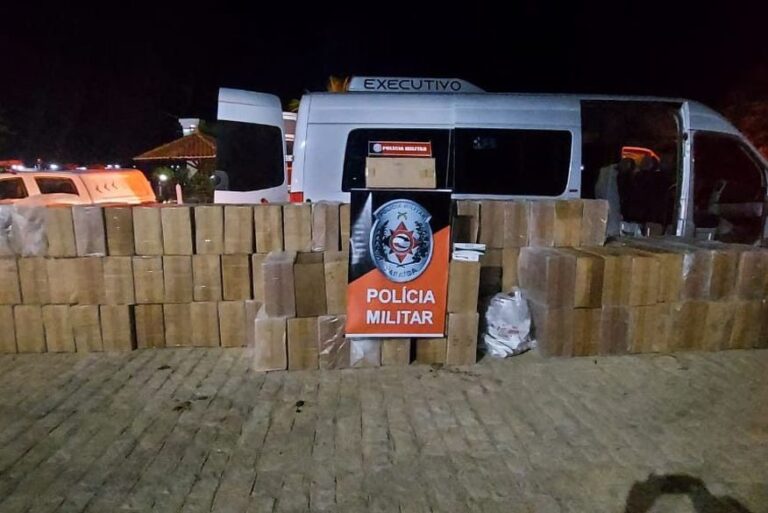 Polícia Militar apreende carga com 125 mil carteiras de cigarro sem nota fiscal na Paraíba