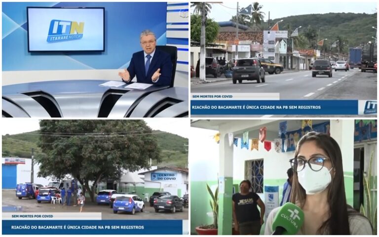 VÍDEO: Riachão do Bacamarte é destaque na mídia estadual – Única cidade do estado sem óbito por Covid-19