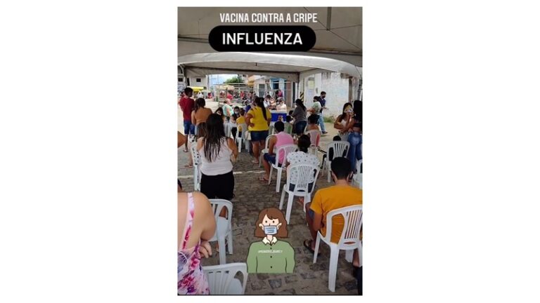 DIA D:  Na manhã deste sábado, 400 pessoas foram vacinadas contra a gripe influenza em Ingá. Ao total: 4.921 doses aplicadas .