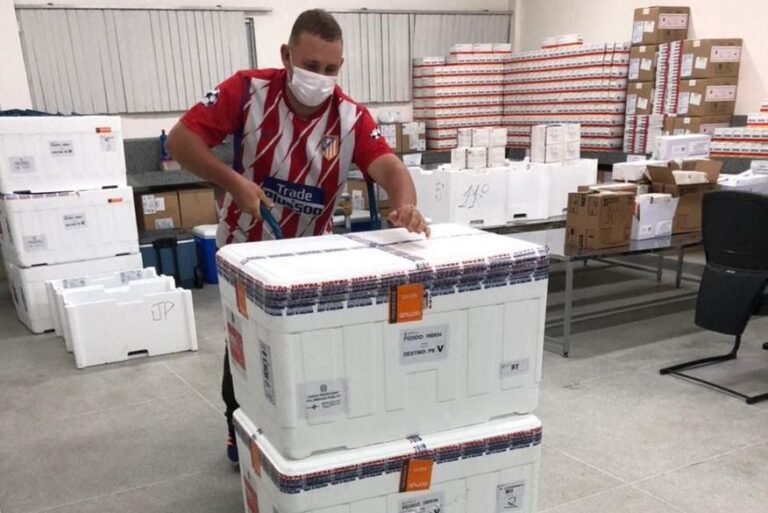Mais de 79 mil doses de vacinas contra Covid-19 serão distribuídas a partir desta quinta-feira para os municípios paraibanos