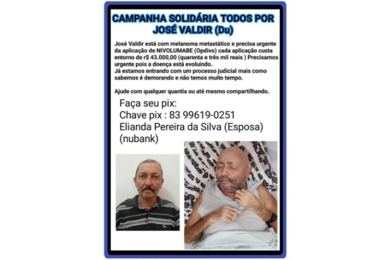 CAMPANHA SOLIDÁRIA: Quem puder ajude com qualquer quantia