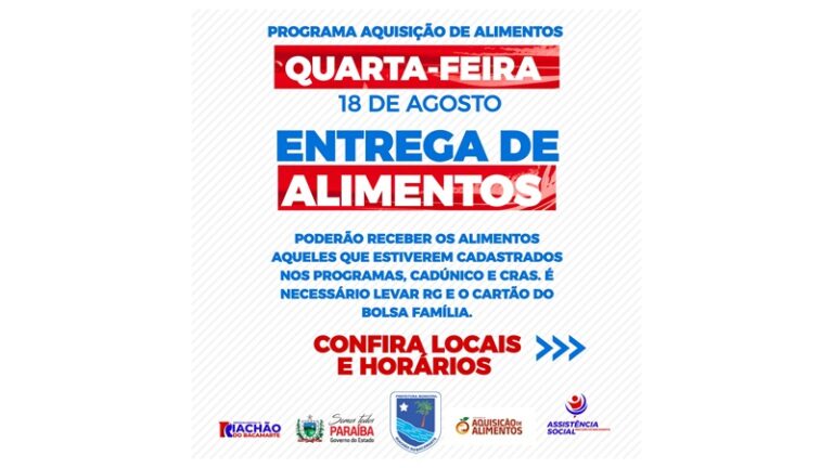 FARTURA DA AGRICULTURA FAMILIAR: Mais de 4 toneladas de inhame e macaxeira chegaram do PAA para distribuição em Riachão do Bacamarte