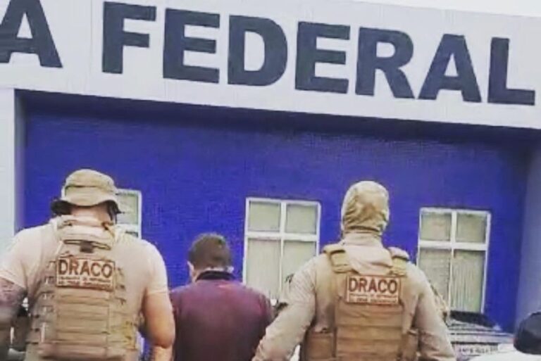 Suspeito de tráfico internacional de drogas é preso em Lagoa Seca pelo DRACO da Polícia Civil