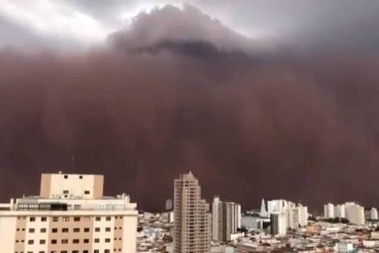 Saiba o que é o ‘haboob’, tempestade de poeira que ‘engoliu’ cidades no interior de São Paulo