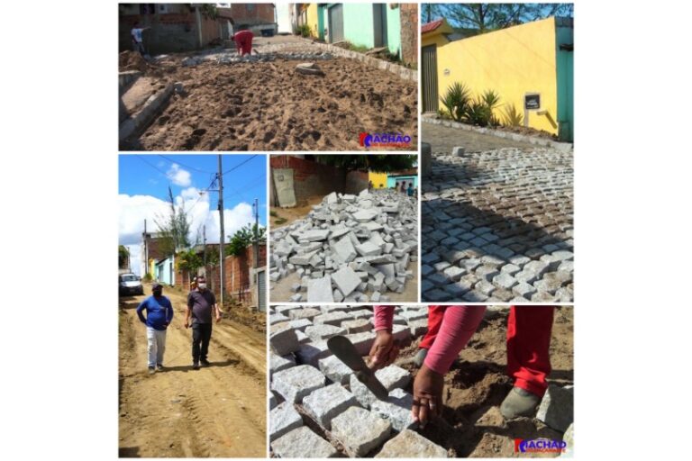 Em Riachão o trabalho não para. Projeto Minha Rua Pavimentada segue a todo vapor