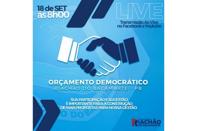 RIACHÃO: Prefeitura lança o Orçamento Democrático Municipal. Veja como participar !