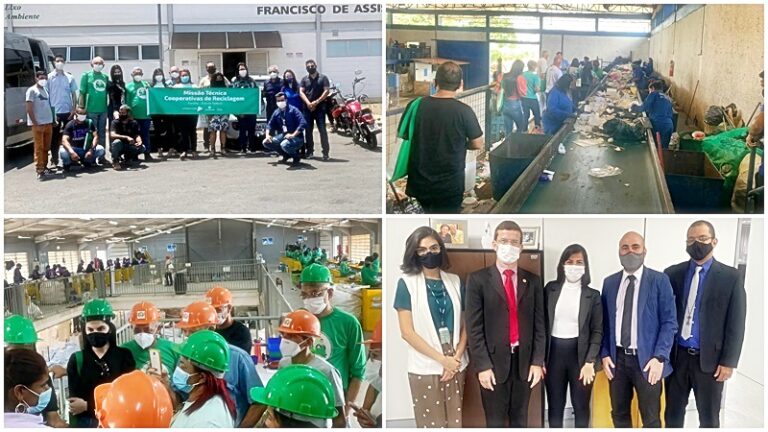 INGÁ: Secretária de educação e presidente da Cooperativa de Reciclagem vão a Brasília para conhecer experiências na área de coleta seletiva, reciclagem e cooperativismo