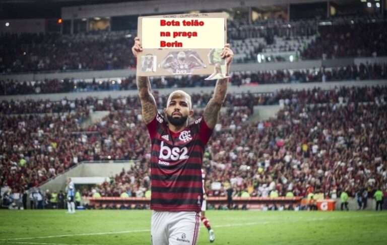 INGÁ: O povo pede telão na praça para ver a final da Libertadores: FLAMENGO X PALMEIRAS