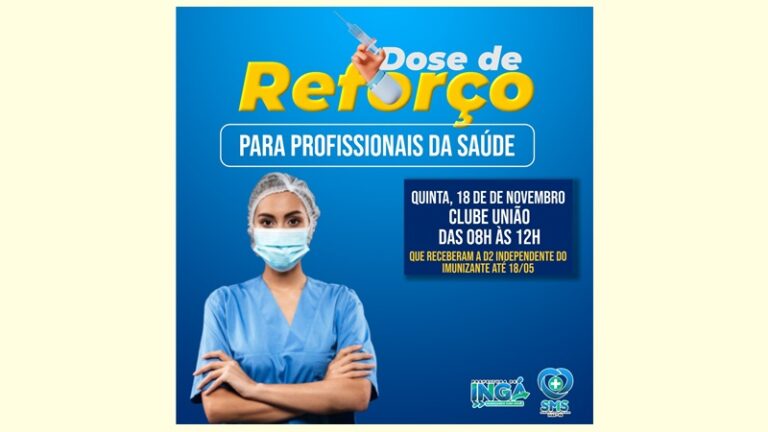 INGÁ: programação da vacinação contra Covid-19 continua